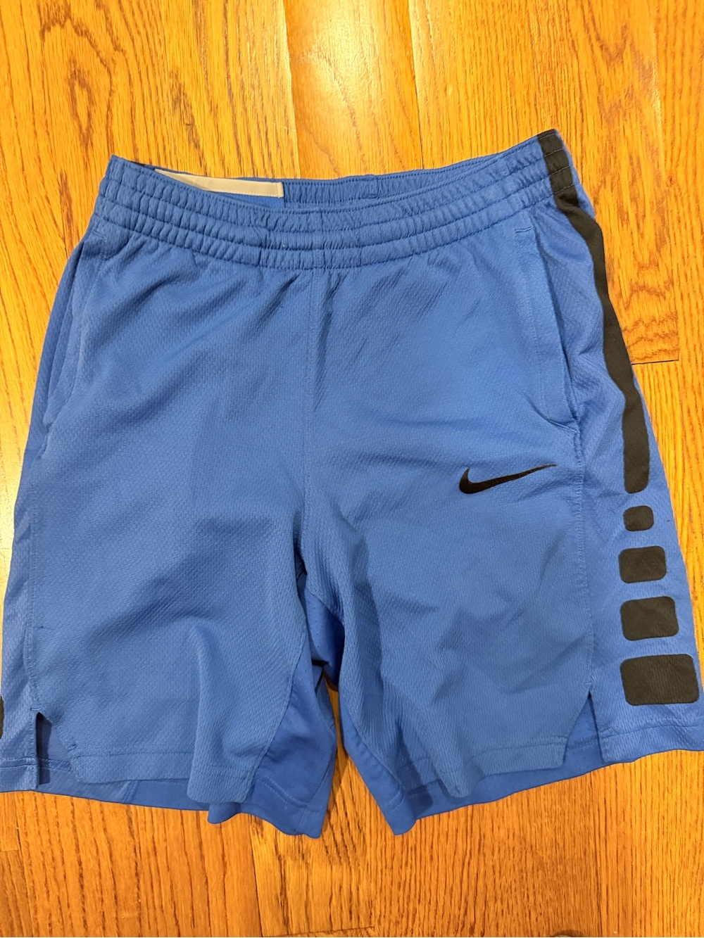Nike Men’s Royal Blue Athletic Shorts with Black Logo